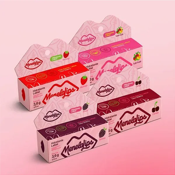 Hidratante Labial MenelaLips - Escolha Sua Cor