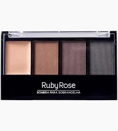 Sombra para sobrancelha RubyRose 4 tons