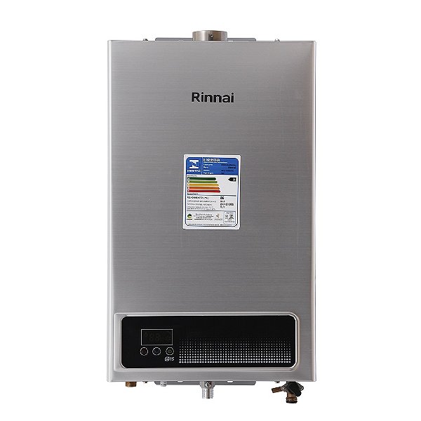 Aquecedor De Água A Gás Rinnai 15 Litros E150 FEH Prata (Digital)