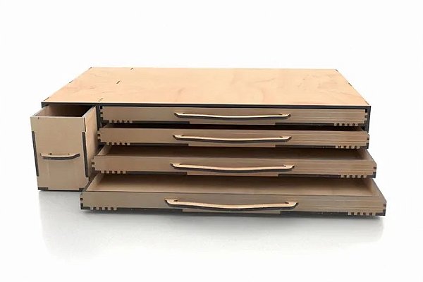 Organizador com Gavetas 32x22x10cm - Praticidade e Elegância