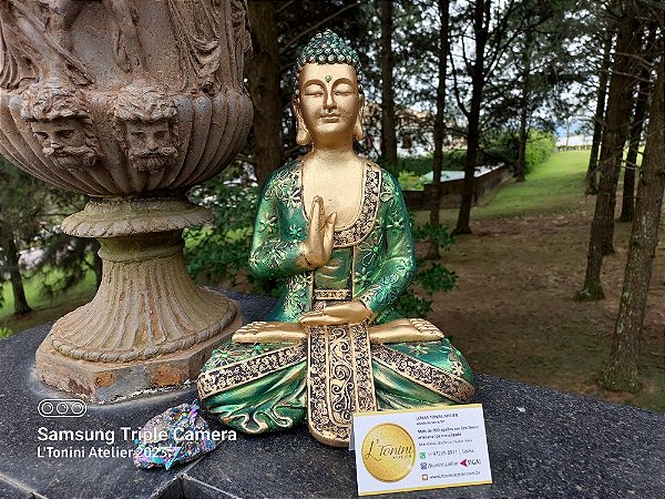 Buda 32cm Raio Verde da Cura