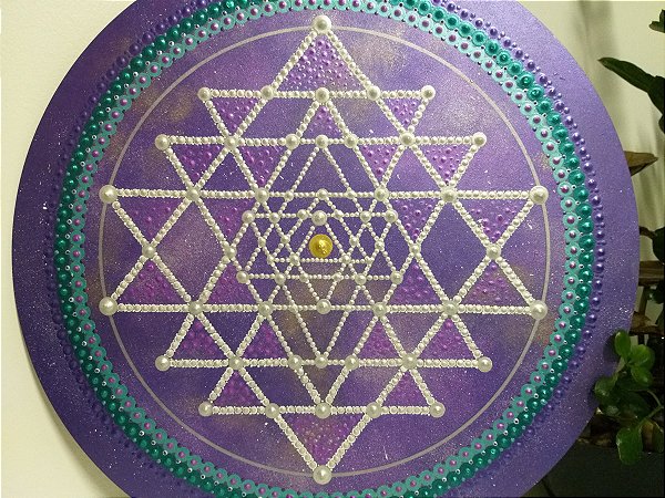 Mandala Sri Yantra 40cm | Violeta