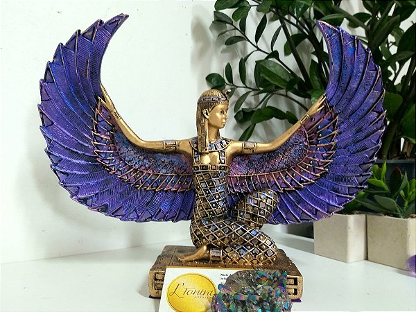 Deusa Isis 26cm | Chama Violeta