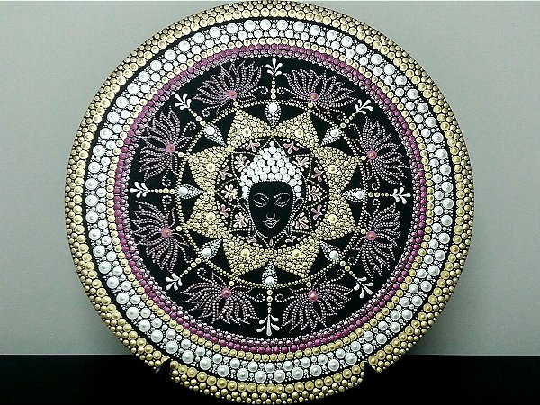Mandala Buda & Lótus 40cm