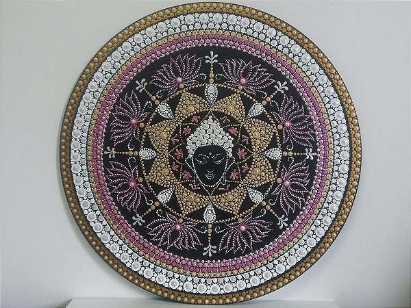 Mandala Buda & Lótus 50cm