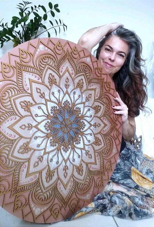 Mandala Duo Rose Gold (do 25cm ao 90cm)