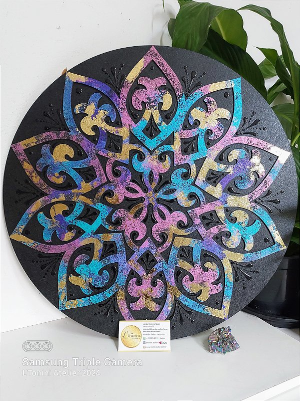 Mandala Duo Iris 50cm