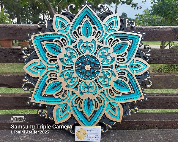 Mandala 3D 4C Fadah (do 30cm ao 90cm)