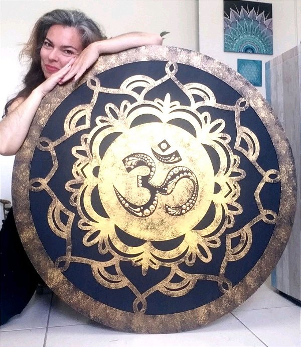 Mandala Duo OM (do 30cm ao 90cm)