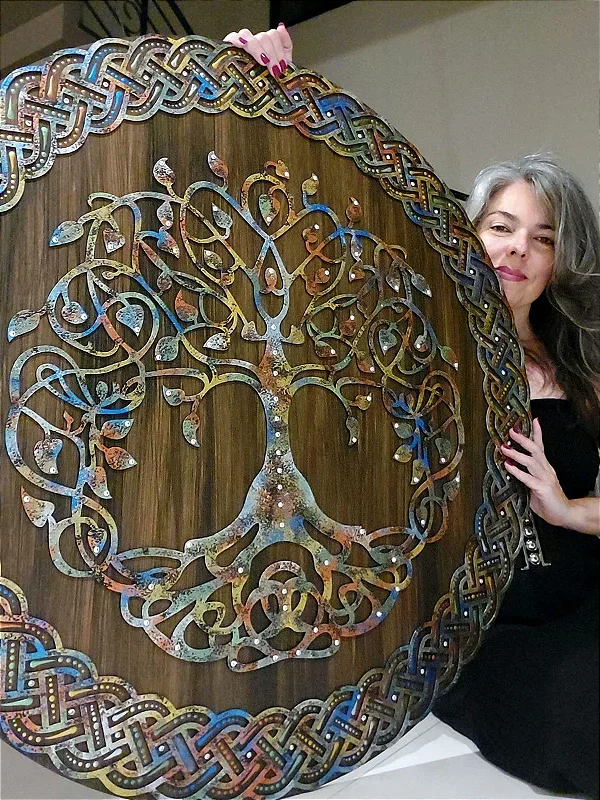 Mandala Duo Árvore da Vida | Elementos (do 40cm ao 90cm)