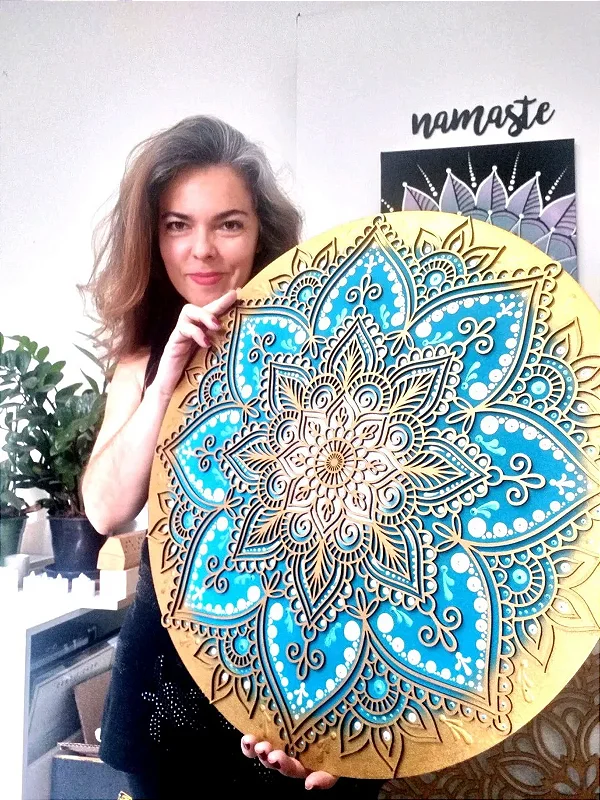 Mandala Duo Flower (do 30cm ao 90cm)