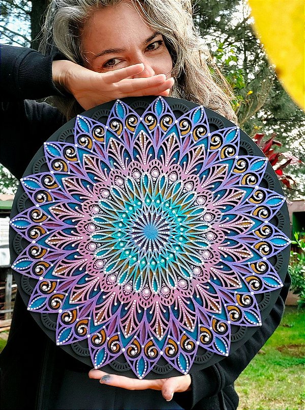 Mandala Duo Outono (do 40cm ao 90cm)