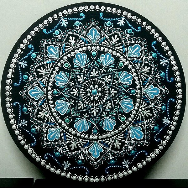 Mandala Blue Obsidion (do 40cm ao 70cm)