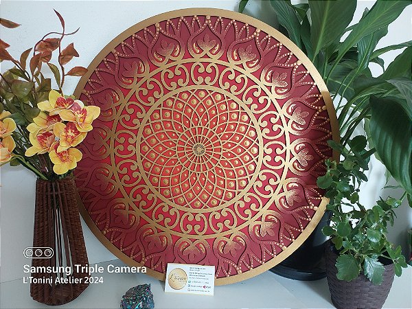 Mandala Duo Torus Gold Red (do 30cm ao 90cm)