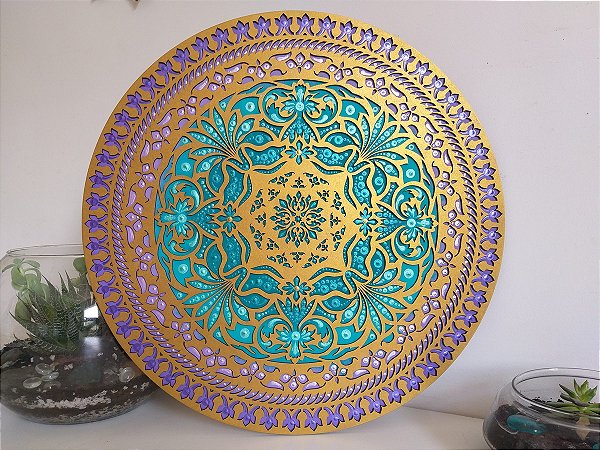 Mandala Duo Lilac (do 30cm ao 90cm)