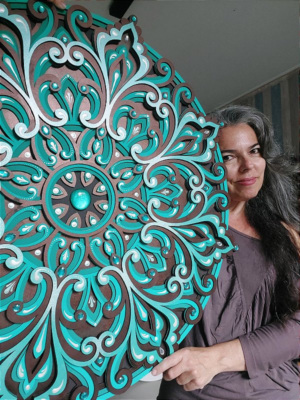 Mandala 3D 6C Oasis 80cm