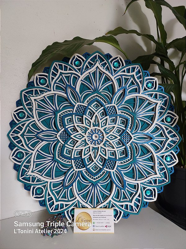 Mandala 3D 9C Dhalia | Ocean (do 25cm ao 90cm)