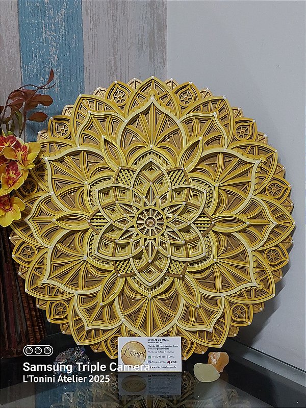 Mandala 3D 9C Dhalia | Solar 40cm