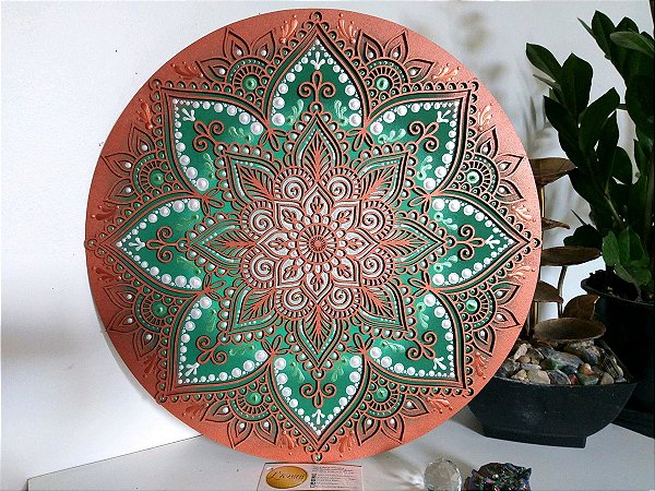 Mandala Duo Cobre (do 30cm ao 90cm)