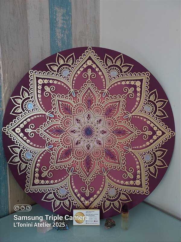 Mandala Duo Flor de Ishwari (do 30cm ao 90cm)