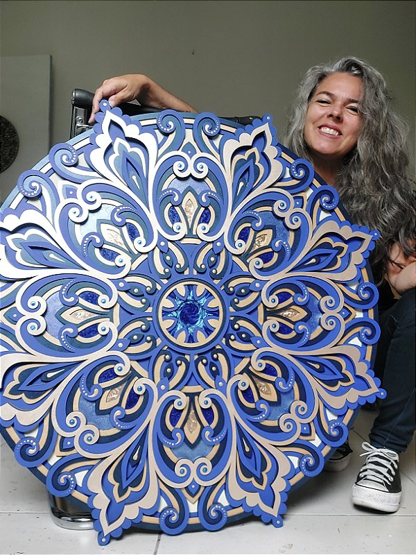 Mandala 3D 7C Royale (do 30cm ao 90cm)