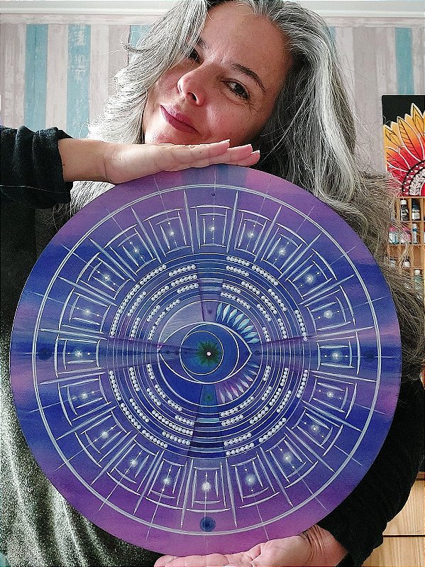 Mandala Código Arcturiano Prosperidade e Abundância (do 30cm ao 50cm)