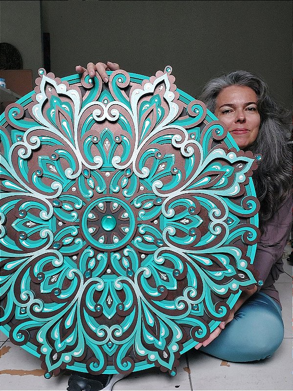 Mandala 3D 6C Oasis 80cm