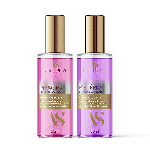 Kit Duo Parfum - Perfume Capilar Mistério + Perfume Capilar Impacto | As Doutoras