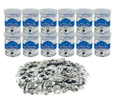 Lantejoula metalizada  10mm. Pote 2g. - Honey