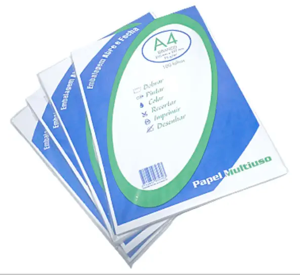 Papel Sulfite Branco A4 75gramas 210mmx297mm c/100 folhas - Executive