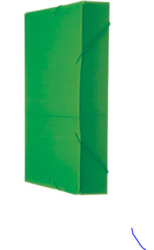 PASTA POLIONDA ESCOLAR 55MM VERDE |* KAZ