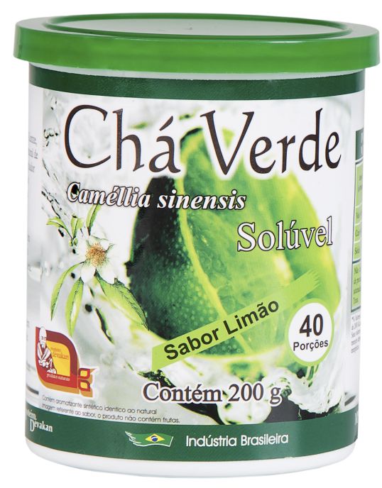 Chá Verde Solúvel 200g Sabor Limão