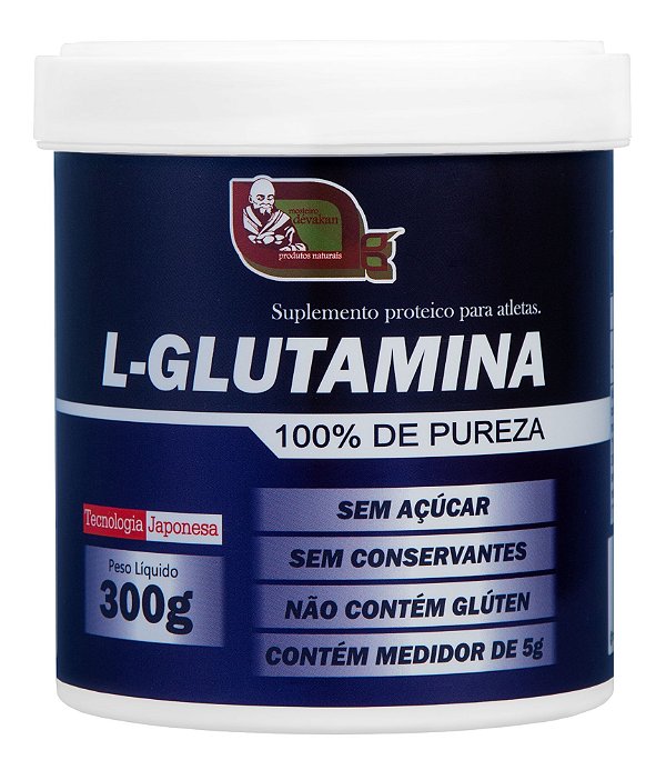 Glutamina 300g 100% De Pureza