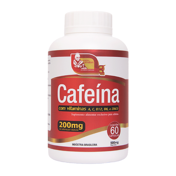 Cafeína 60 Cápsulas 200mg