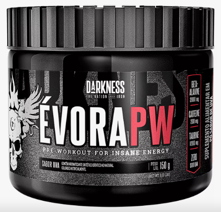 Pré-Treino Darkness 150g sabor: Uva