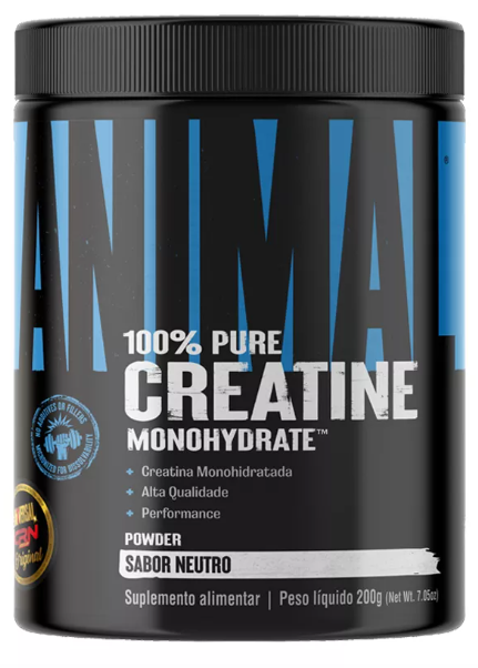 Creatina Universal Nutrition Creatine Pura Sem Sabor 200g