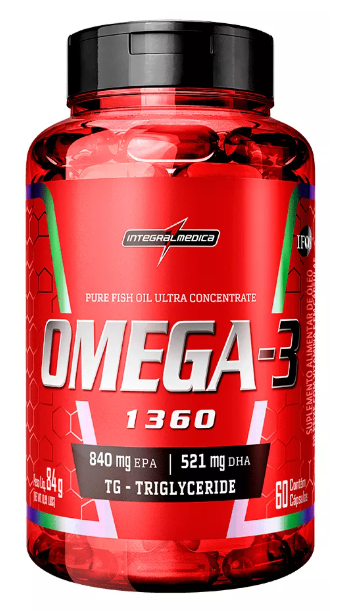 Ômega 3 Ultra Concentrado 1360mg 60 cápsulas