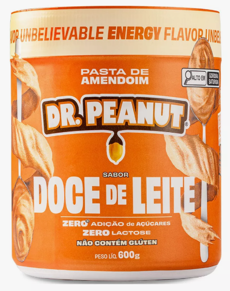 Pasta De Amendoim Doce De Leite - 600g - Dr Peanut