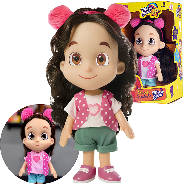 Boneca Maria Clara - Articulada com Cabelo Realista | JoyToys