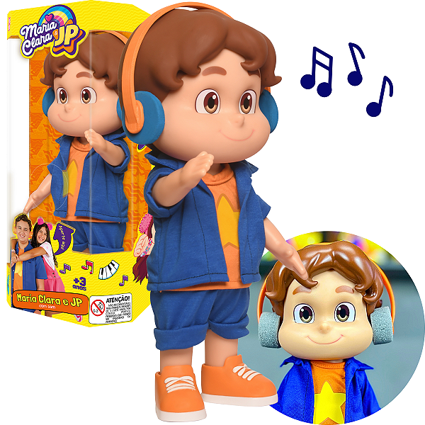 Boneco JP Youtuber Fala 14 Frases Irmão Maria Clara