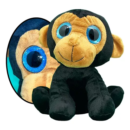 Macaco De Pelúcia - Olho Com Brilho