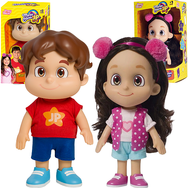 Kit Bonecos Maria Clara & João Pedro Jp Youtubers Baby Brink