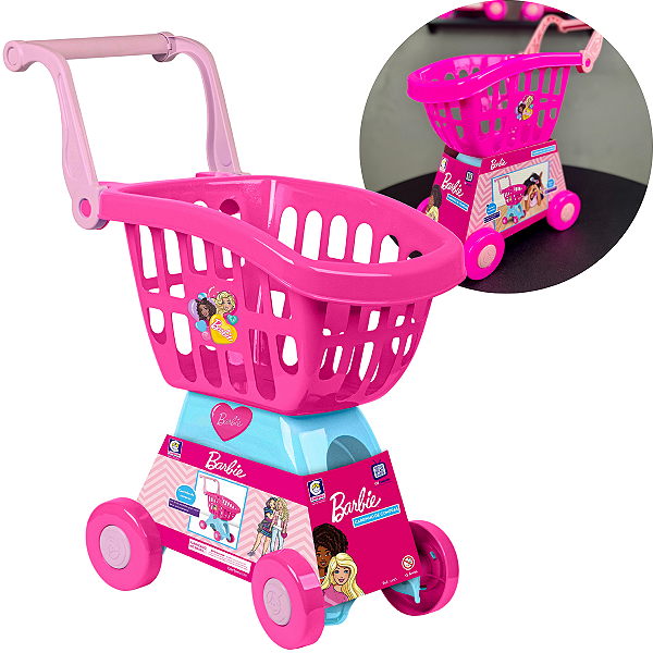 Carrinho De Compras Barbie Cheff Cotiplás