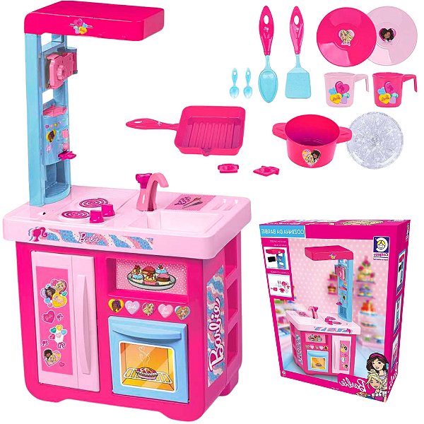 Cozinha Infantil De Brinquedo Master Barbie Chef Cotiplás