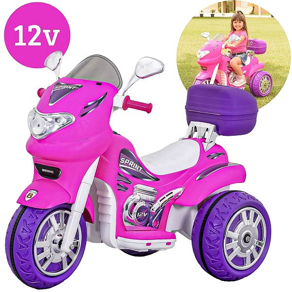 SPRINT TURBO POWER PINK C/ CAPACETE 12V