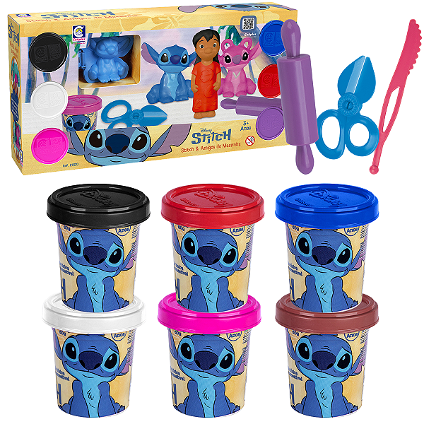 Brinquedo Disney Lilo & Stitch e Amigos da Massinha - Stitch