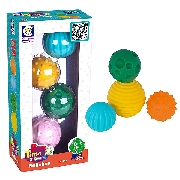 Brinquedo Educativo Play Time Soft Bolinhas Vinil
