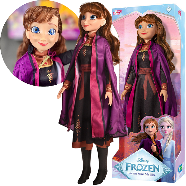 Boneca Anna Frozen 2 Grande Disney Baby Brink