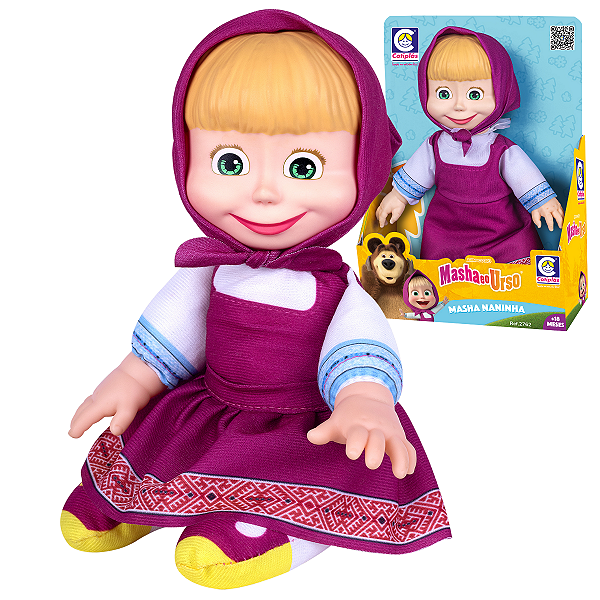 Boneca Masha Naninha Da Masha e o Urso Original