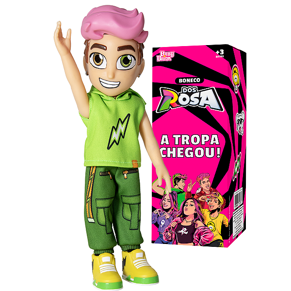 Boneco Dos Rosa Void 26cm Articulado Original Novabrink